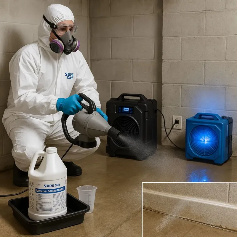 Sanitization and Odor Removal process in Adwolf, VA